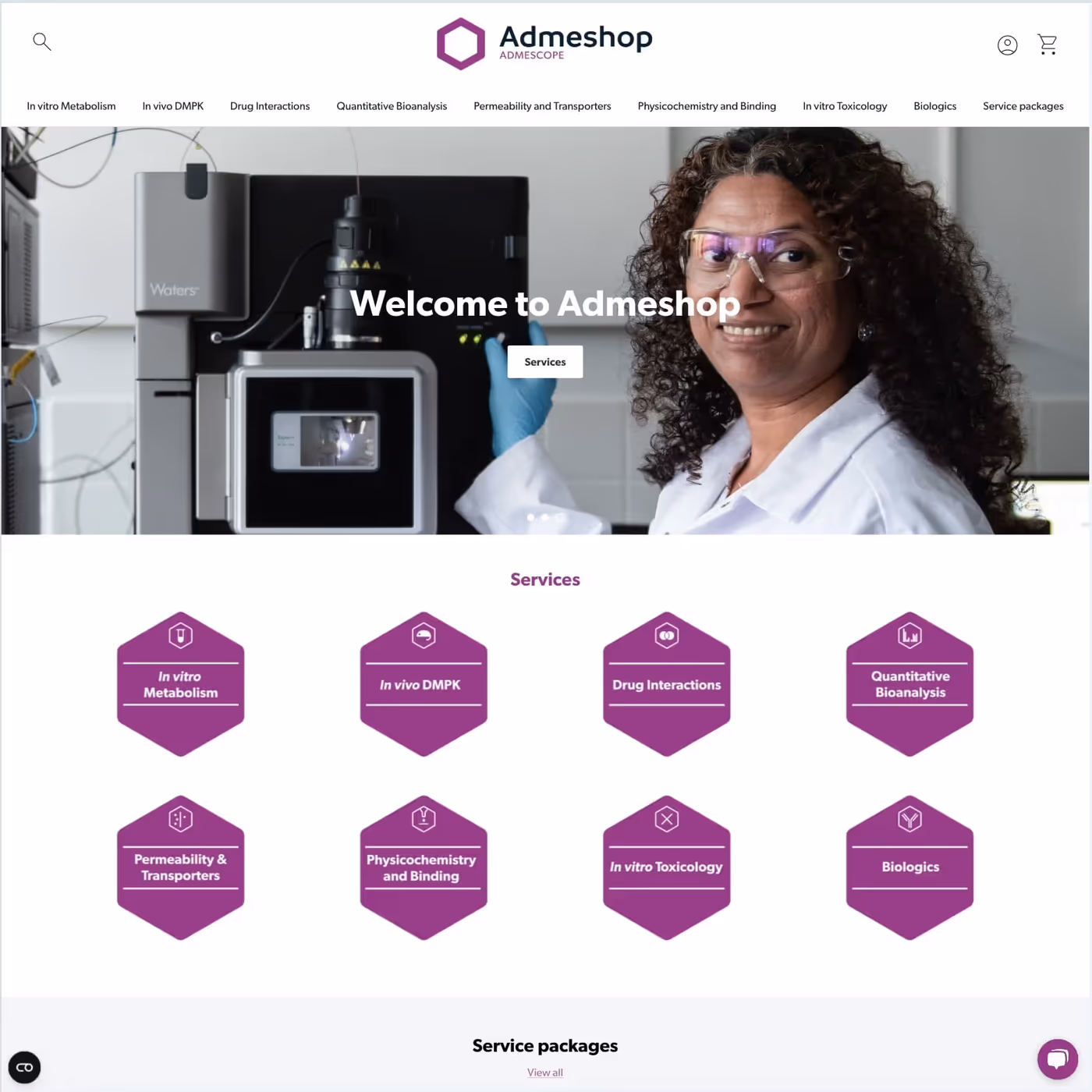 Admescope, toteutus
