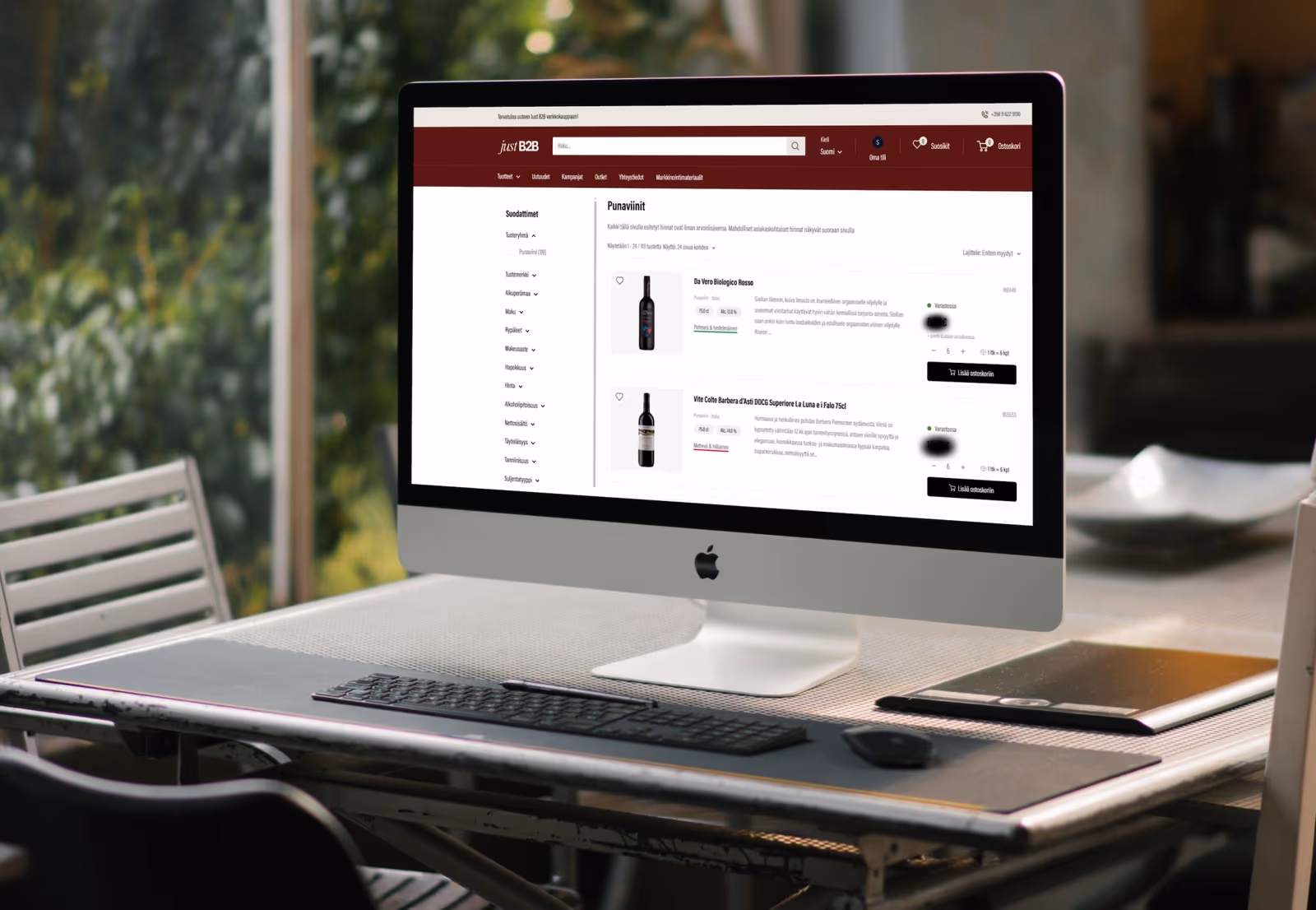 Beverage Partners Finland Shopify-projekt